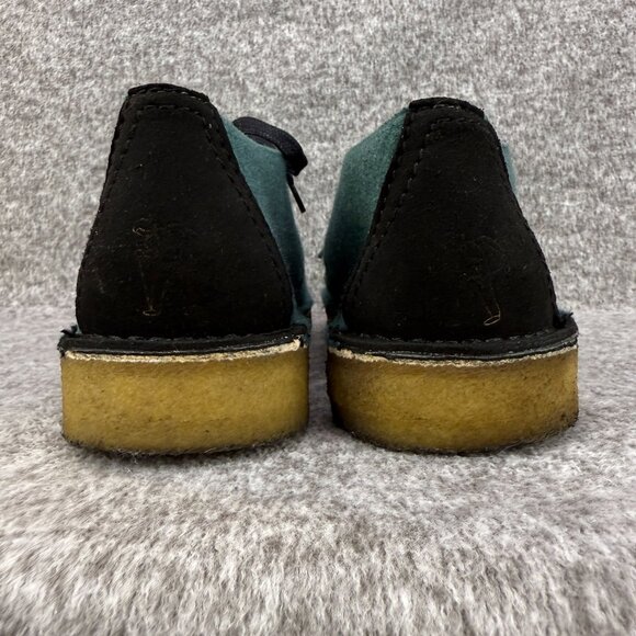 ✅Mens 11 Clarks Originals Desert Trek Green Felt Shoes Vegan Made Bank Robber main image 10